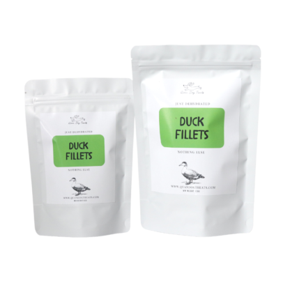 dehydrated duck fillet dog treats