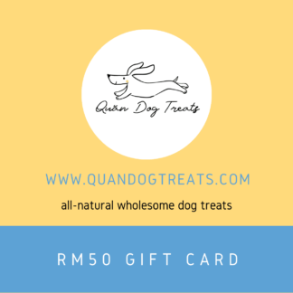 RM50 gift card quan dog treats