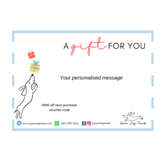 personalised gift card with voucher