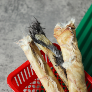 Chew On This : Rabbit Skin Rolls (Fur on)