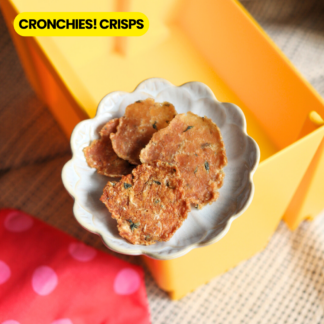 Cronchies! Crunchy Pork Crisps with Basil